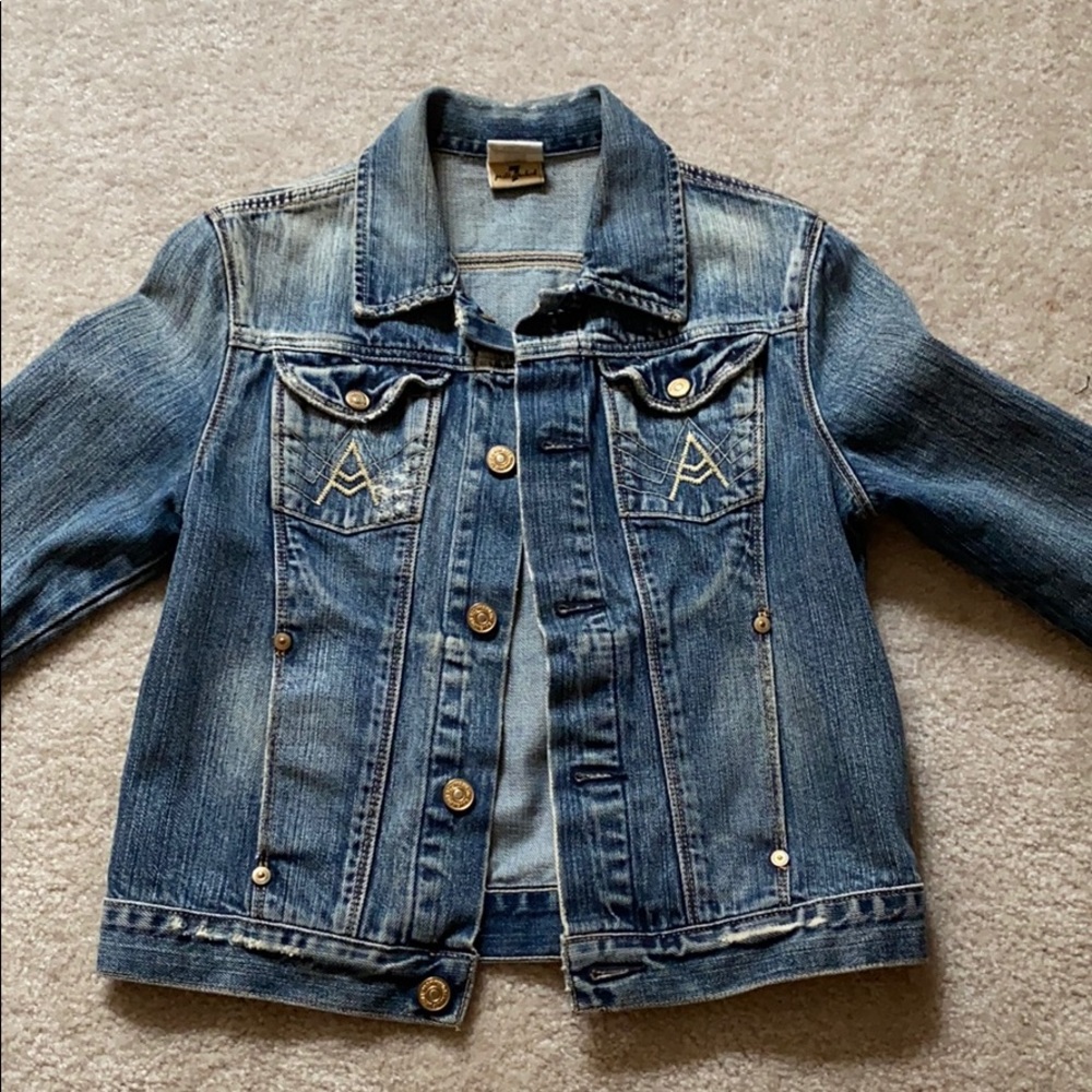 7 for all Mankind Denim Jacket size XS